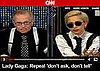 Lady Gaga Dressed as Larry King