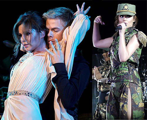 Pictures of Cheryl Cole and Derek Hough Dancing On Stage On Her Last UK Tourdate Supporting the Black Eyed Peas