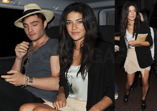 Pictures of Ed Westwick and Jessica Szohr Pictures of Ed Westwick and Jessica Szohr