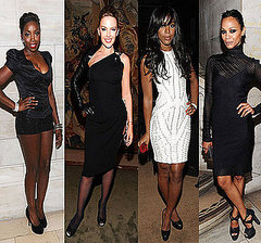 Photos of Kelly Rowland, Kylie Minogue, Zoe Saldana, and Estelle