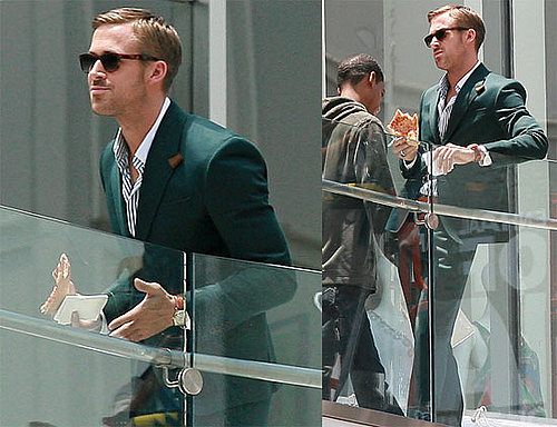 Pictures of Ryan Gosling and Steve Carell on the Set of Their Untitled Marital Crisis Comedy