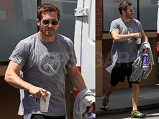 Pictures of Jake Gyllenhaal Leaving Tracy Anderson's LA Studio