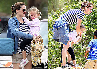 Pictures of Jennifer Garner with Violet at Park