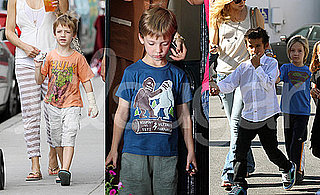 Pictures of Ryder Robinson in Superhero Shirts