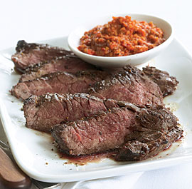 Recipe For Grilled Skirt Steak With Romesco Sauce