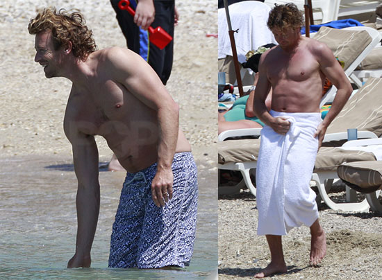 Pictures of Simon Baker Shirtless