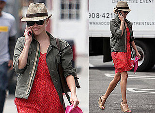 Pictures of Reese Witherspoon Wearing Red Dress in LA