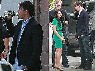 Pictures of Channing Tatum annd Jenna Dewan on Set in LA