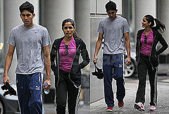 Pictures of Freida Pinto And Dev Patel Together After a Workout in Montreal