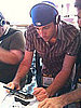 Zachary Levi at Nintendo E3 Booth