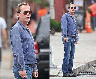 Pictures of Kiefer Sutherland Beardless After Lunch With Girlfriend Siobhan Bonnouvrier