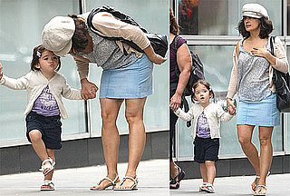 Pictures of Salma Hayek and Valentina Pinault in NYC
