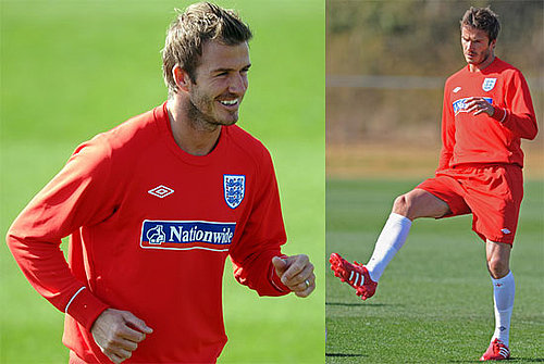 Pictures of David Beckham at a Training Session With England's World Cup Soccer Team 2010-06-22 11:30:00