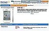 White iPhone 4 on Walmart's Website