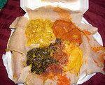 Ethiopian Vegetarian Meal