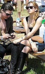 Emma Watson at the 2010 Glastonbury Music Festival