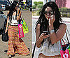 Vanessa Hudgens Wearing Orange Boho Black Label Skirt 2010-06-28 10:08:22