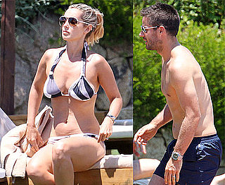 Pictures of Jamie Redknapp Shirtless Topless and Louise Redknapp in a Bikini On Holiday in Sardinia