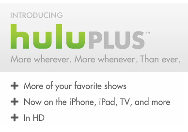 Hulu Plus Subscription Service