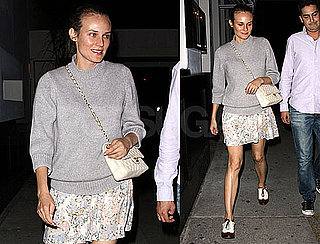 Pictures of Diane Kruger Out to Dinner With Friends