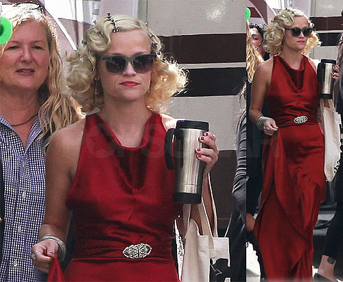 Reese Witherspoon on the Set of Water for Elephants