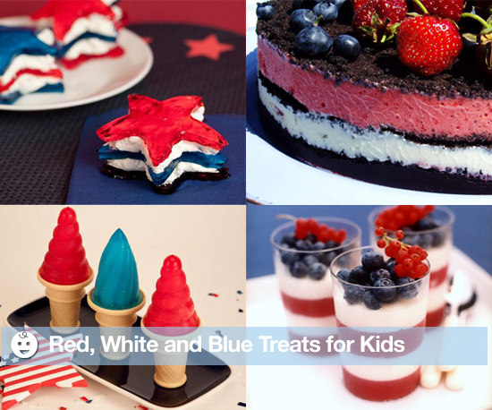 Red, White, and Blue Treats For Kids 