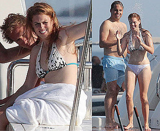 Pictures of Princess Beatrice in a Bikini Summer 2010 With Boyfriend Dave Clark and Friends