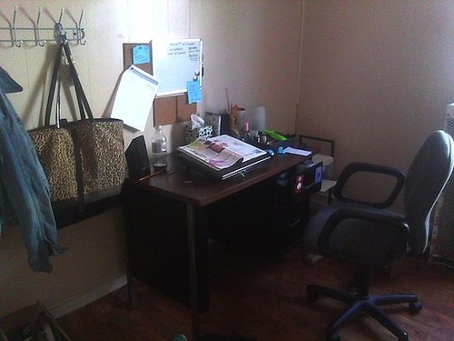 Old Bedroom into a New Office