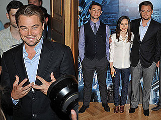 Pictures of Leonardo DiCaprio, Ellen Page, and Joseph Gordon-Levitt at a London Photo Call For Inception