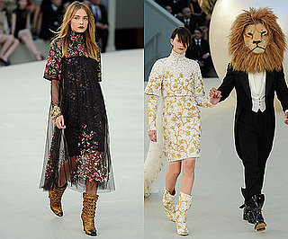 Photos of the 2010 Chanel Autumn Haute Couture Collection in Paris with Lion Theme