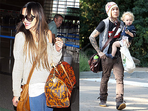 Pictures of Pete Wentz, Ashlee Simpson, and Bronx in LA