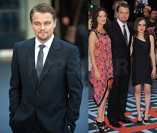 Leonardo DiCaprio on Inception Red Carpet With Ellen Page, Marion Cotillard, and More 2010-07-08 14:34:28