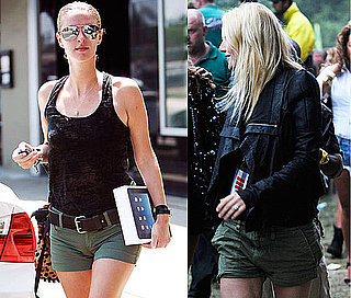 Photos of Nicky Hilton and Gwyneth Paltrow in Khaki Shorts for Summer 2010