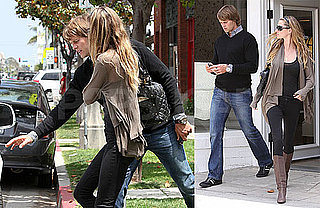 Pictures of Gisele Bundchen and Tom Brady Shopping For Furniture Together in LA