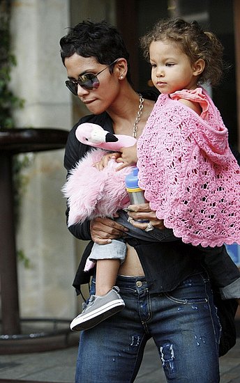 Halle Berry grabs lunch at Bare Foot Restaurant in West Hollywood with daughter Nahla Ariela Aubry