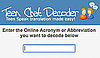 TeenChatDecoder Decodes Online Acronyms