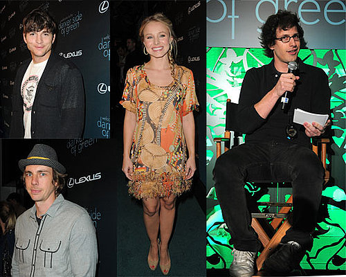 Sophie Monk Goes Green With Kristen Bell, Ashton Kutcher, and More Celebs in LA