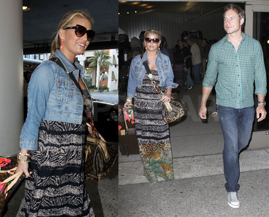 Pictures of Jessica Simpson and Eric Johnson at LAX Pictures of Jessica Simpson and Eric Johnson at LAX