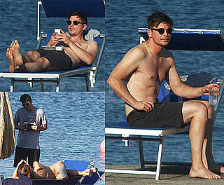 Pictures of Shirtless Josh Hartnett in Italy