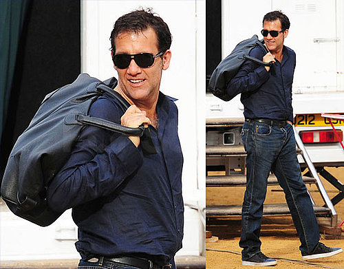 Clive Owen Does Take-Your-Daughter-to-Work Day on the Set of Intruders
