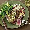 Fast and Easy Recipe For Tuna Steaks With Broccoli and Couscous