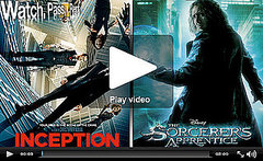 Video Reviews For Inception and The Sorcerer's Apprentice