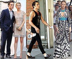 Pictures of Ed Westwick, Blake Lively, Clemence Poesy and Leighton Meester Filming Gossip Girl in New York Pictures of Ed Westwick, Blake Lively, Clemence Poesy and Leighton Meester Filming Gossip Girl in New York