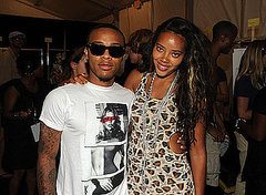 Angela Simmons and Bow Wow attend the Trina Turk 2011 fashion show in Miami Beach, Florida