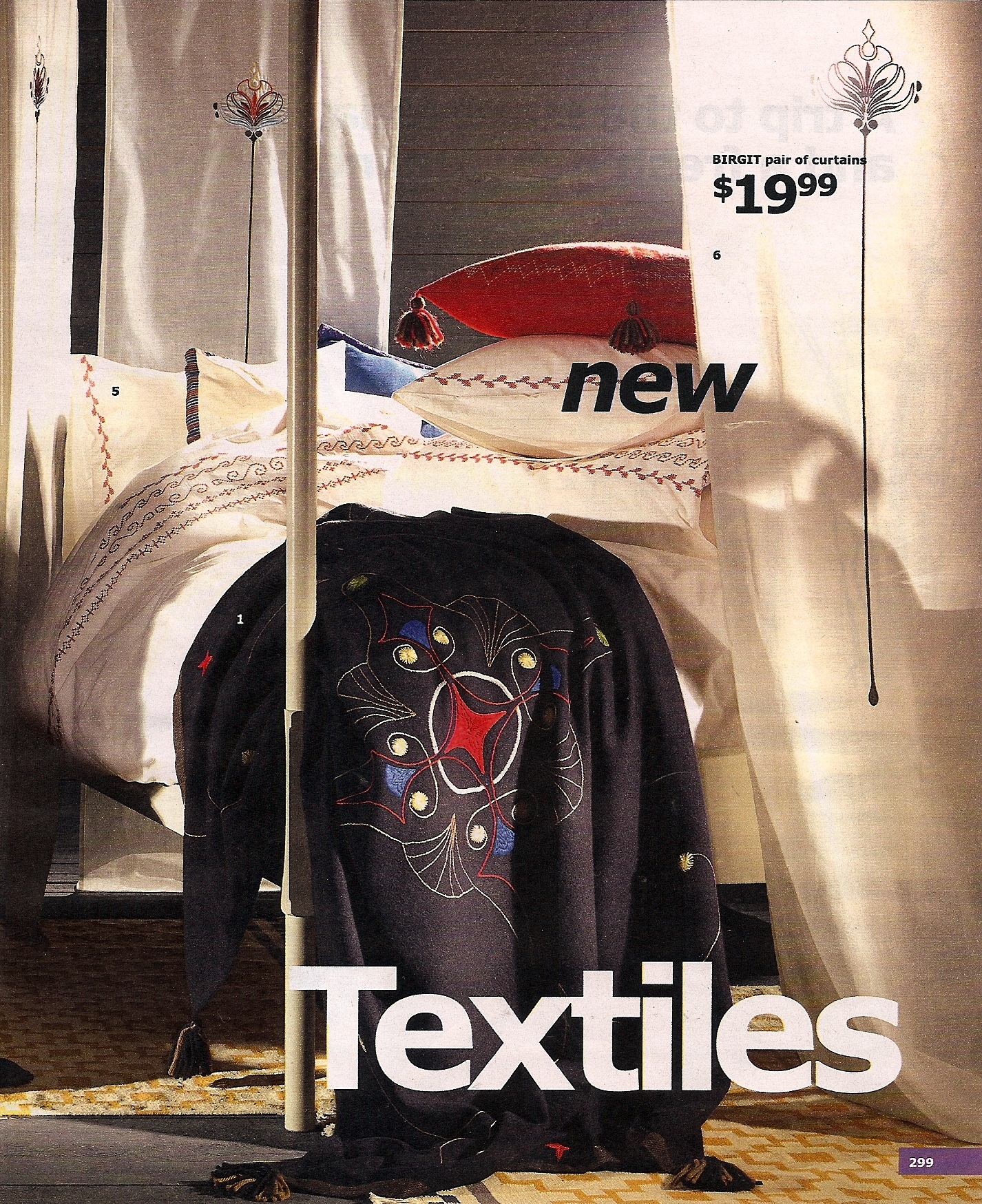 Ikea's new line of textiles looks inspired by traditional Swedish design, reinterpreted. Ikea's new line of textiles looks inspired by traditional Swedish design, reinterpreted.