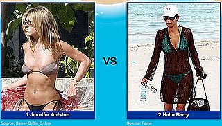 Halle Berry Bikini Pics vs. Jennifer Aniston Bikini Pics