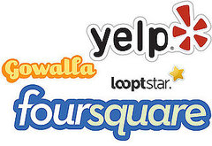 Foursquare vs. Loopt Star vs. Gowalla vs. Yelp Foursquare vs. Loopt Star vs. Gowalla vs. Yelp
