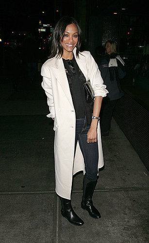 Zoe looked casually chic while celebrating HBO — get a similar look.
Zoe looked casually chic while celebrating HBO — get a similar look.