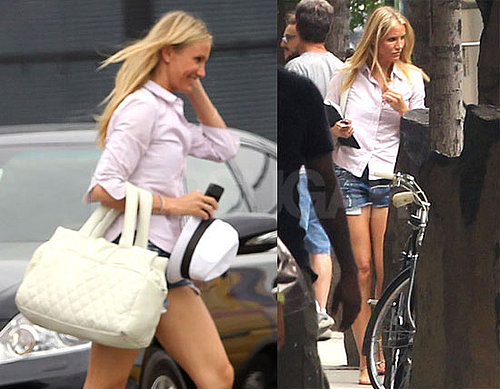 Pictures of Cameron Diaz and Alex Rodriguez Arriving in NYC