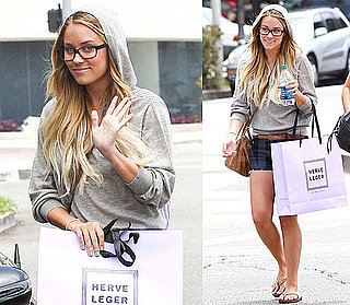 Pictures of Lauren Conrad Shopping at Herve Leger